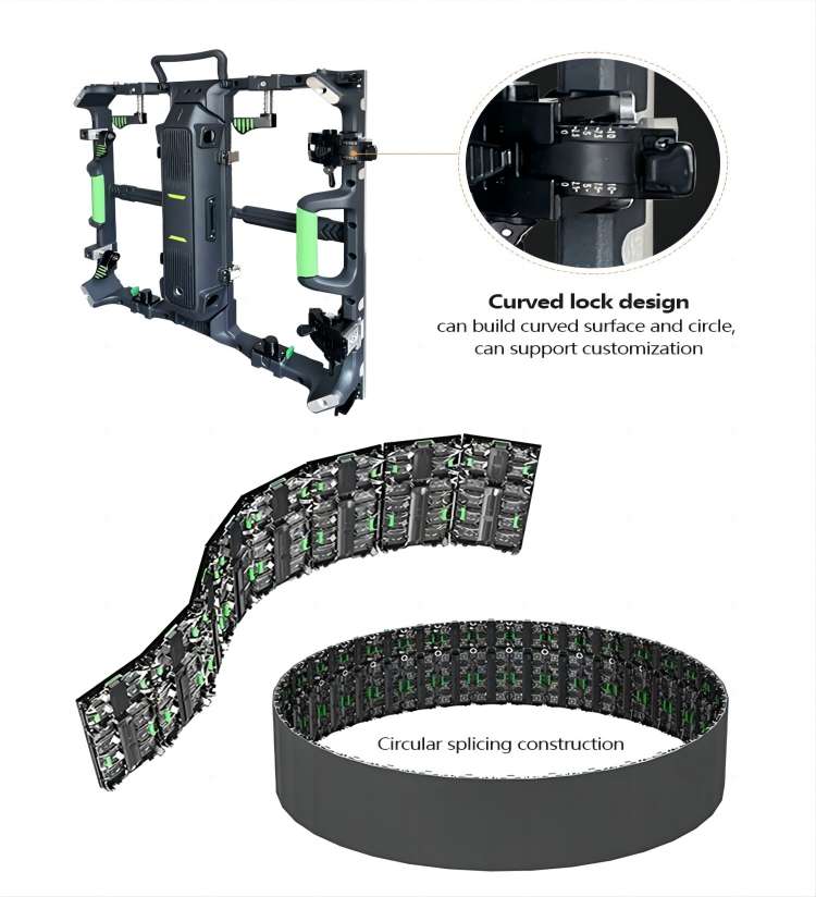 Exquisite Indoor Rental LED Screen - 500mm * 500mm, with Convenient Front and Rear Maintenance, Creating Diverse Display Spaces (Price for reference) - Image 4