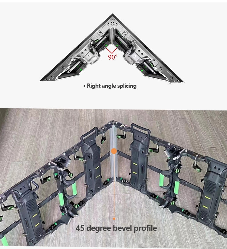 Exquisite Indoor Rental LED Screen - 500mm * 500mm, with Convenient Front and Rear Maintenance, Creating Diverse Display Spaces (Price for reference) - Image 2