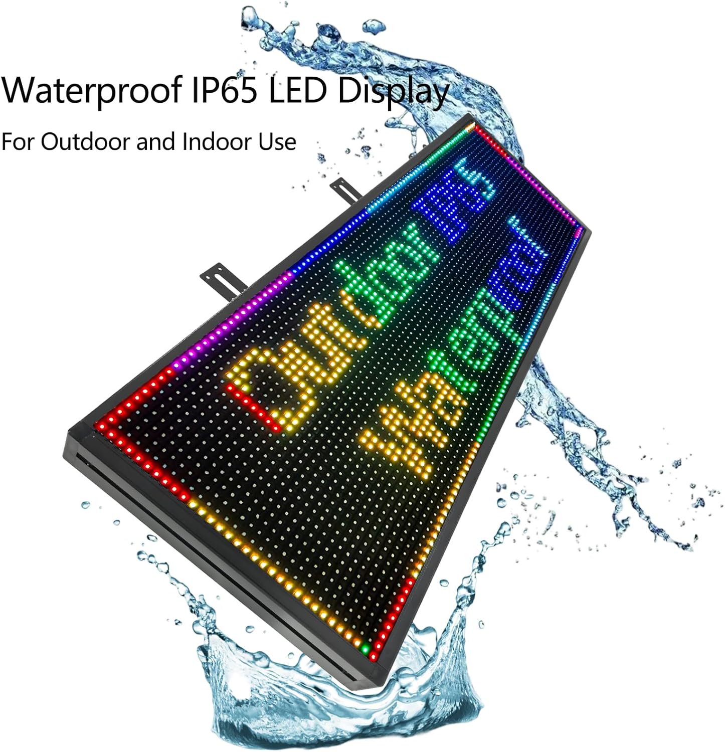 Outdoor P10 LED Scrolling Programmable Sign, Bright High Visibility Digital Led Signage Displays, Message Signs for Business, Restaurant, Window Shop - Image 2