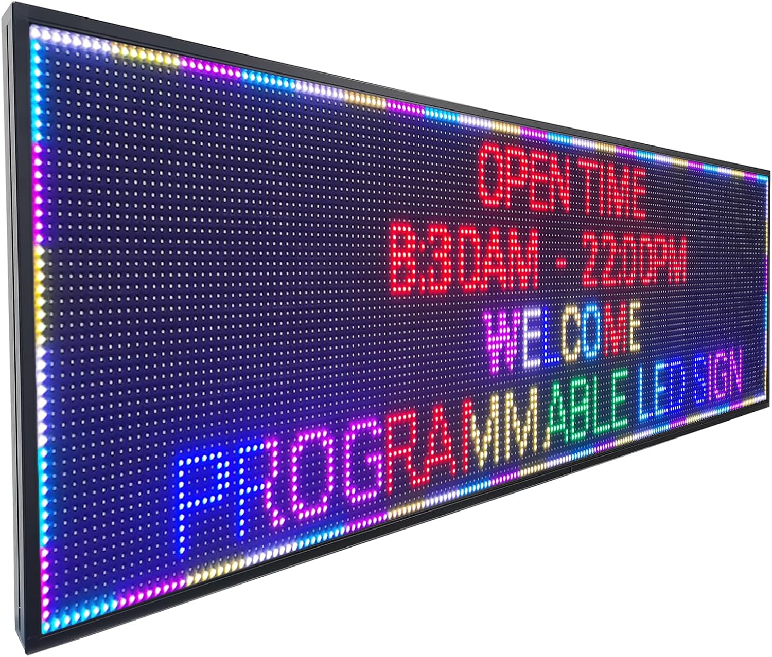 Outdoor P10 LED Scrolling Programmable Sign, Bright High Visibility Digital Led Signage Displays, Message Signs for Business, Restaurant, Window Shop - Image 6