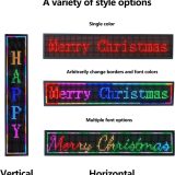 Outdoor P10 LED Scrolling Programmable Sign, Bright High Visibility Digital Led Signage Displays, Message Signs for Business, Restaurant, Window Shop